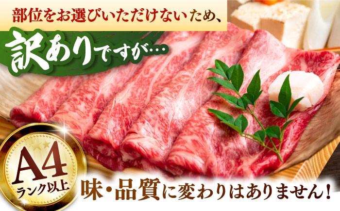 訳あり 博多和牛 赤身（肩・モモ）霜降り しゃぶしゃぶ すき焼き用 牛肉