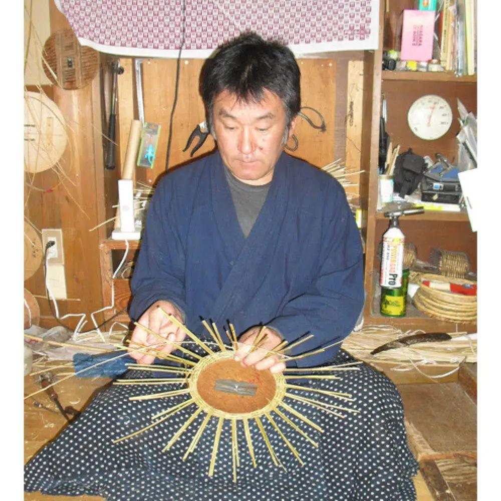 長野県伝統工芸品　戸隠竹細工六ツ目かごづくり体験＜直径約20cmの丸かご）＞1名様分 | 体験 チケット 竹細工 工芸体験