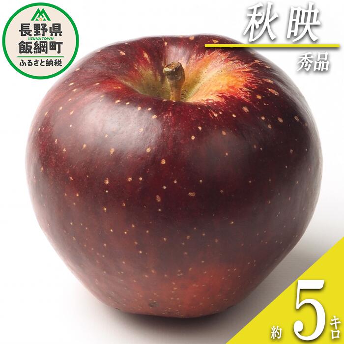 【ふるさと納税】 りんご 秋映 秀 5kg 光センサー選別品 ながの農業協同組合 沖縄県への配送不可 令和7年度収穫分 長野県 飯綱町 〔 信州 果物 フルーツ リンゴ 林檎 長野 14500円 予約 〕発送時期：2025年10月上旬〜2025年10月下旬 {***}