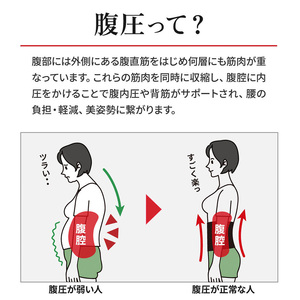 【タキミカ愛用！】パワーエイジング腹圧ベルト ブラック(サイズ展開：XXL) FY25-275