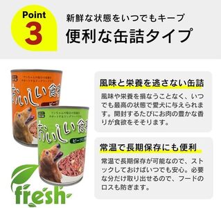 おいしい食事 犬用 缶詰（チキン＆野菜 高齢犬用）375g×24個_おいしい食事 犬用 缶詰 375g × 24個 チキン＆野菜 高齢犬用 芳醇 香り ジューシー 食感 栄養補給 バランス満点 長期保