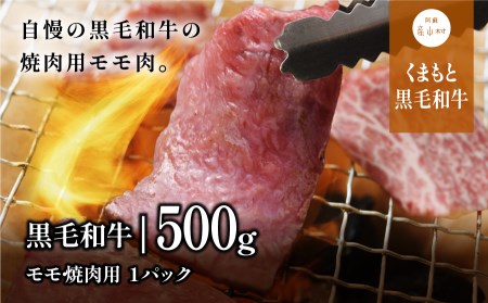 黒毛和牛・モモ焼肉用500g【熊本県畜産農業協同組合】