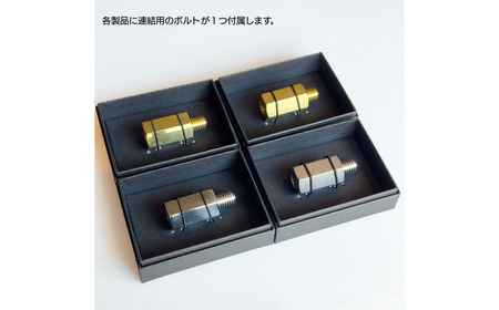 NUT BASE カードスタンドSサイズ　マットシルバー
