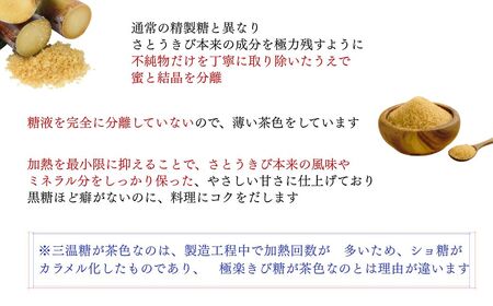 黒糖ほど癖がないのに料理にコクをだす 種子島のさとうきび本来のミネラルと風味を残す『極楽きび糖』 1kg×4袋「極楽塩」入り 砂糖 調味料 煮物 お菓子作り 卵焼き
