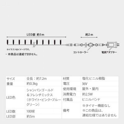ふるさと納税 海南市 彩プレミアム ストリングスライト 100球　79905300 |  | 01