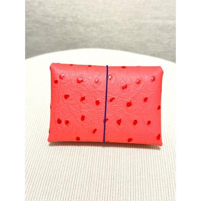 ふるさと納税 八千代市 名刺入れ　レッド