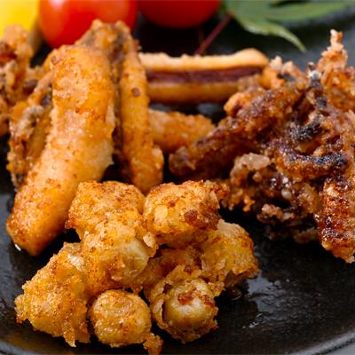 ふるさと納税 岩泉町 いか竜田3種おうち居酒屋(計1.62kg)セット イカゲソ・いか耳・烏賊とんびの竜田小分け冷凍で便利 |  | 01