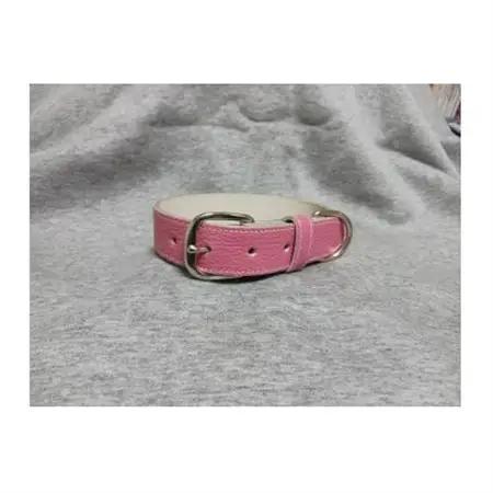 ペット用品(首輪)   牛革シボ型押しラメカラー首輪#21【1649384】
