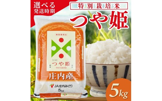 庄内産特別栽培米つや姫5kg（令和8年産米）11月下旬