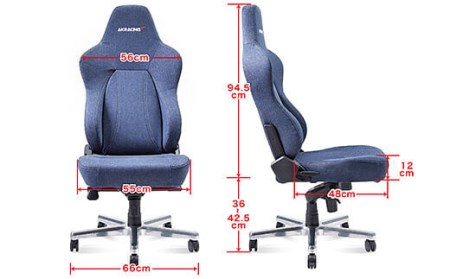 AKRacing Premium Denim Essential エーケーレーシング ゲーミングチェア【2024年5月より順次発送】