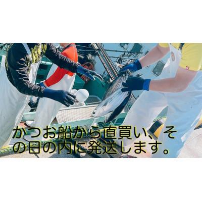 ふるさと納税 南国市 驚きのもちモチ食感!釣れたてをすぐに眞空　ビリかつお刺身250g×4節(醤油・ニンニク付) |  | 01