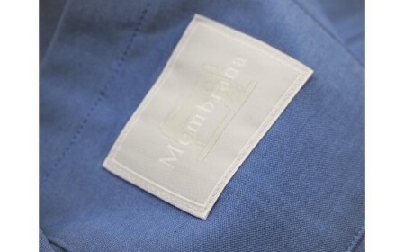 メンブラーナ動体裁断ニットジャケット（サックス）　サイズS/M/L/XL サイズM
