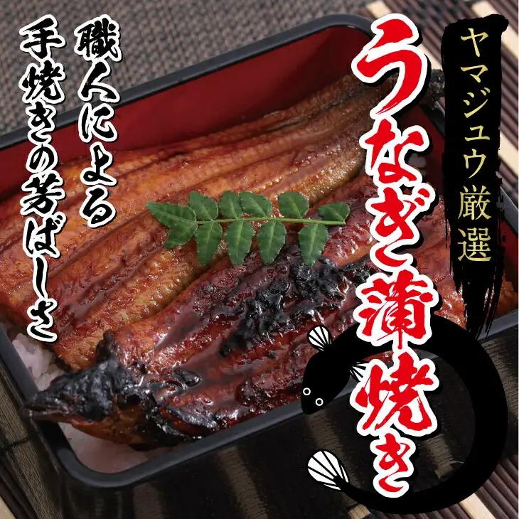 ヤマジュウ厳選! うなぎ 2尾 合計350g～360g 約175g～180g×2 タレ付き ウナギ 鰻 蒲焼き かば焼き 加工品 魚 魚介類 送料無料 yj006