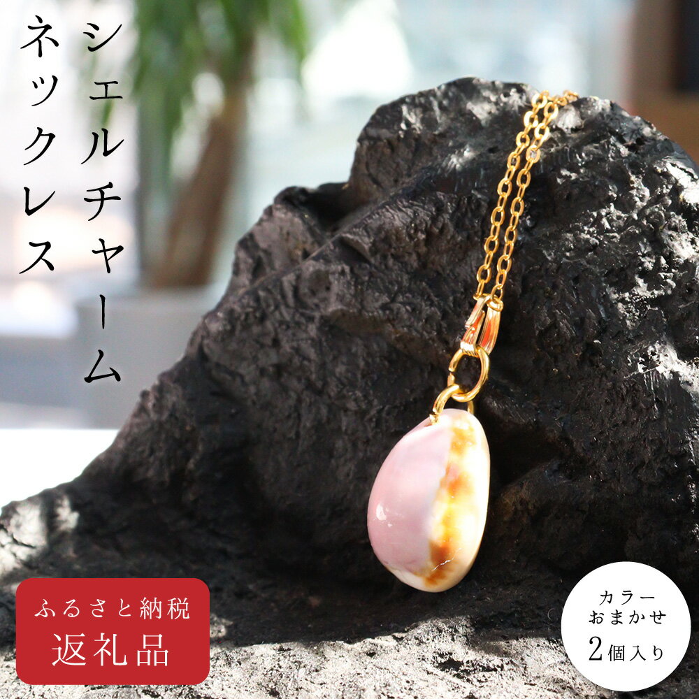 【ふるさと納税】 ＜高知の浜辺でとれた美しい貝殻のネックレス＞ 2個入り シェルクラフト 貝殻工芸 高知県 返礼品 ペンダント かわいい おしゃれ 女性 ギフト プレゼント 海 夏 貝殻 シェル モチーフ デザイン アクセサリー 天然