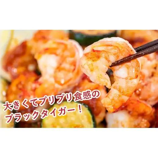 【 えび 】 ブラックタイガー 定期便 約1.2kg × 6回 えび