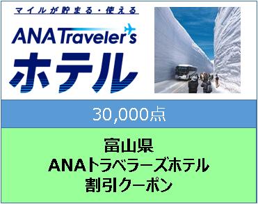 富山県　ANAトラベラーズホテル割引クーポン（30,000点）