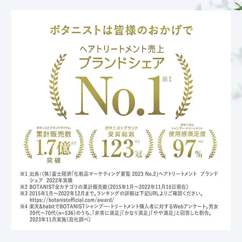 BOTANIST ボタニスト ボタニカル シャンプー＆トリートメント【セット】 【ダメージケア】（詰替）各3セット