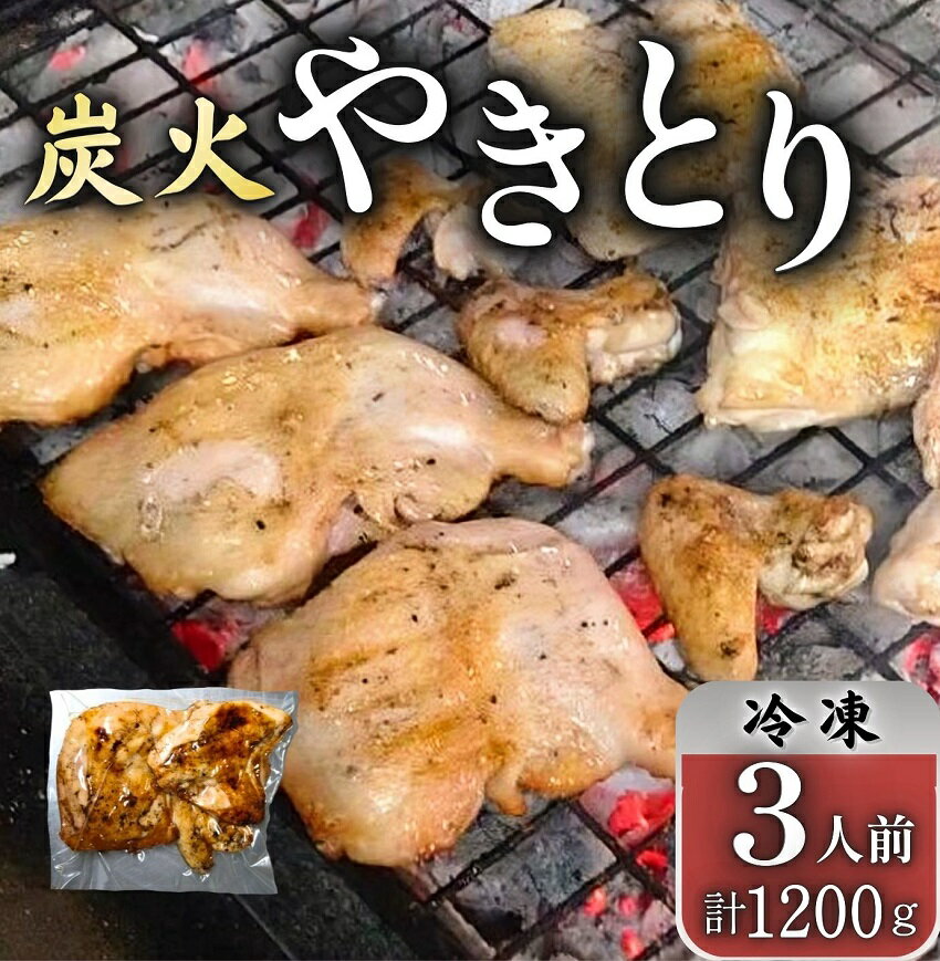【ふるさと納税】とりせい 炭焼き 若どり3人前セット(冷凍）小分け 鶏肉 とりにく 焼き鳥