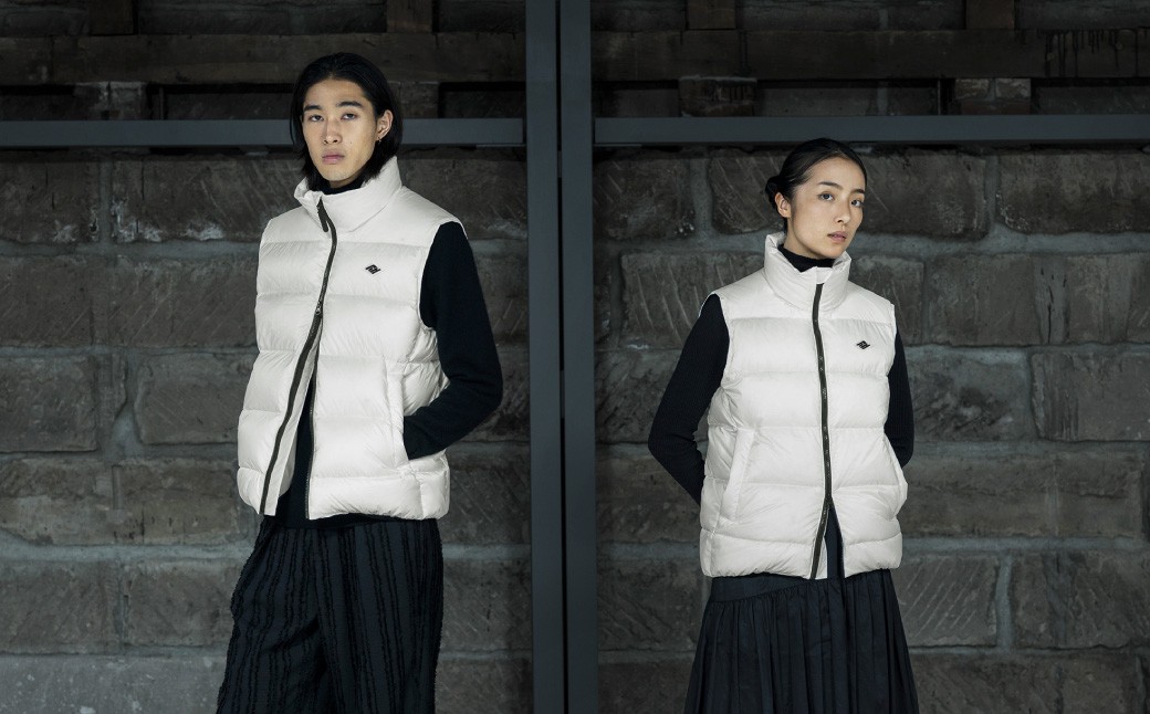 ＜UNISEX＞ 北海道ダウン：RETAR NUY／レタールヌイ［ESON／エソン］DOWN VEST［WHITE］