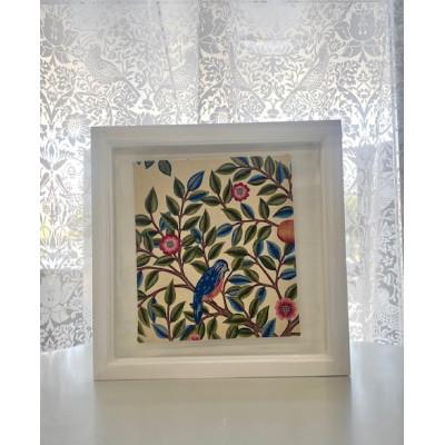 ふるさと納税 岡崎市 【ウィリアム　モリス】壁掛け　額縁セット　(ケルムスコットツリー)　白 |  | 01