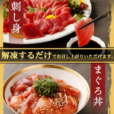 ふるさと納税 室戸市 天然本マグロ(赤身・中とろ)切り落とし400g 刺身用 訳あり 海鮮漬け丼などアレンジさまざま |  | 02