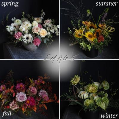 ふるさと納税 中間市 【margue】季節のアレンジメントフラワーA　〜6月より順次発送〜 |  | 01