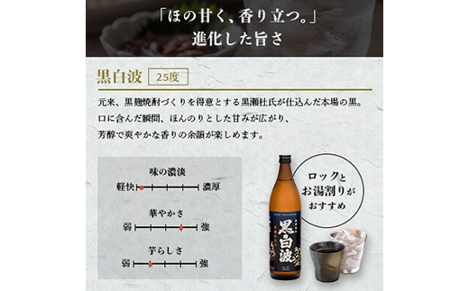 【お歳暮・のし付き】限定&枕崎の定番飲み比べセット  A6-125S【1460352】