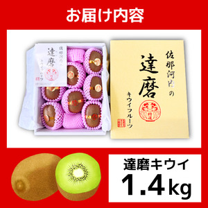 高級 キウイ 8玉 1.4kg 達磨キウイ
