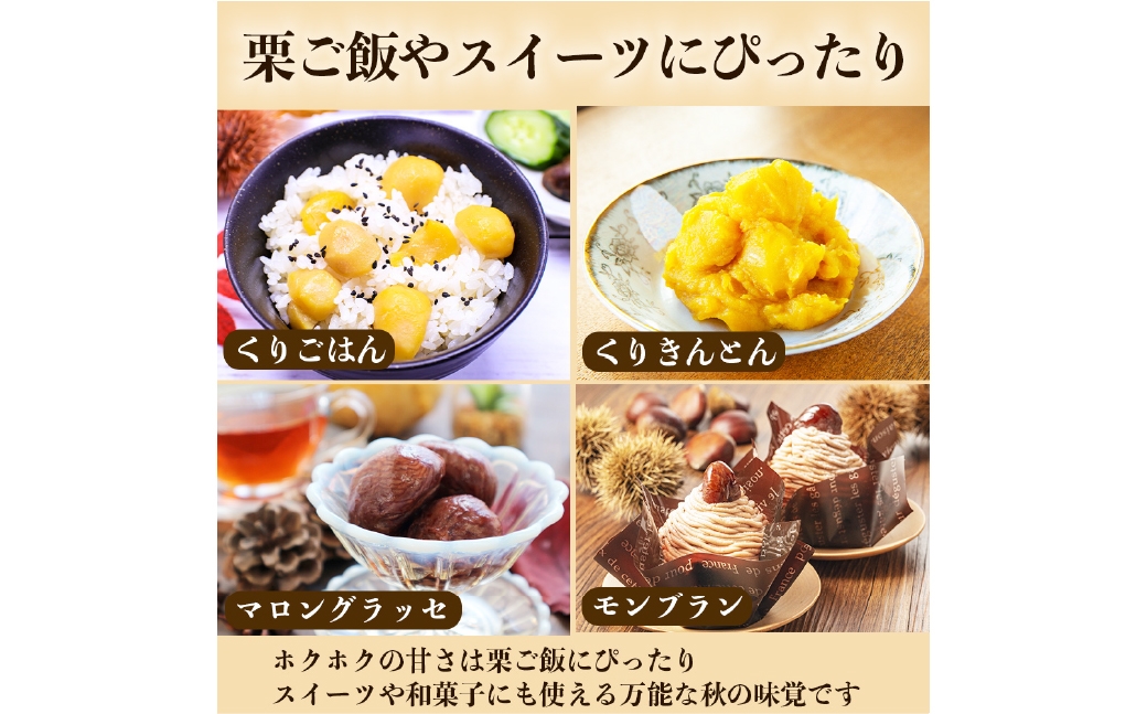 生栗 クリ 大粒2L以上 約3kg