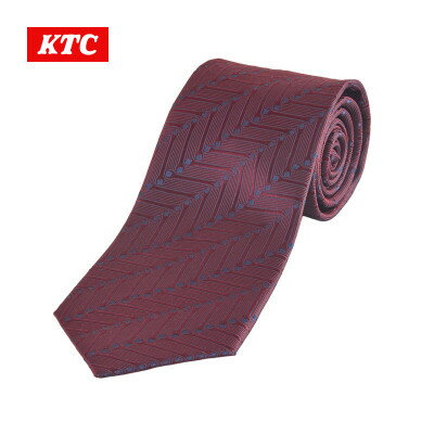 【ふるさと納税】KTC 西陣織ネクタイ 工具ヘリンボン [YG-347R/えんじ][YG-347NV/紺]【G1675530】