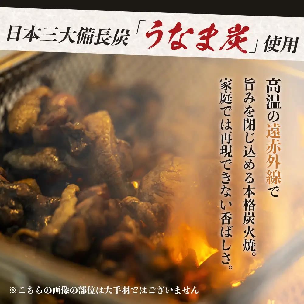 みやざき地頭鶏 大手羽の炭火焼 1羽分×2P 常温｜鶏肉 地鶏 炭火焼 備長炭 焼き鳥 晩酌 おかず 惣菜 大手羽 コラーゲン 郷土料理 じとっこ 興洋開発株式会社 宮崎県 諸塚村 KY-18