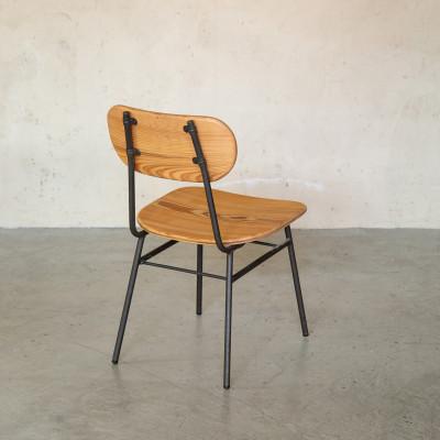 ふるさと納税 豊能町 【2脚セット】杉 チェア(ラウンド) |  | 01