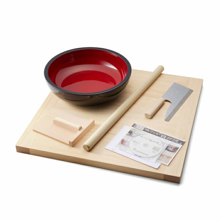 【ふるさと納税】味づくり「自分流」 こだわりの麺打ちセット 麺打ちセット 手打ち 初心者 DVD付き 麺打ち道具 そば作り うどん作り 自宅 体験