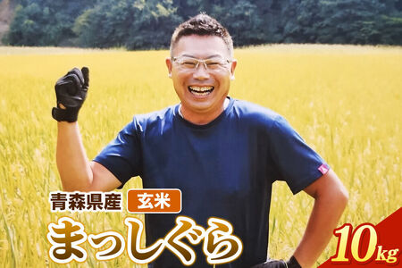 玄米 青森県産 まっしぐら 令和7年産 10kg (10kg×1袋）十和田市産