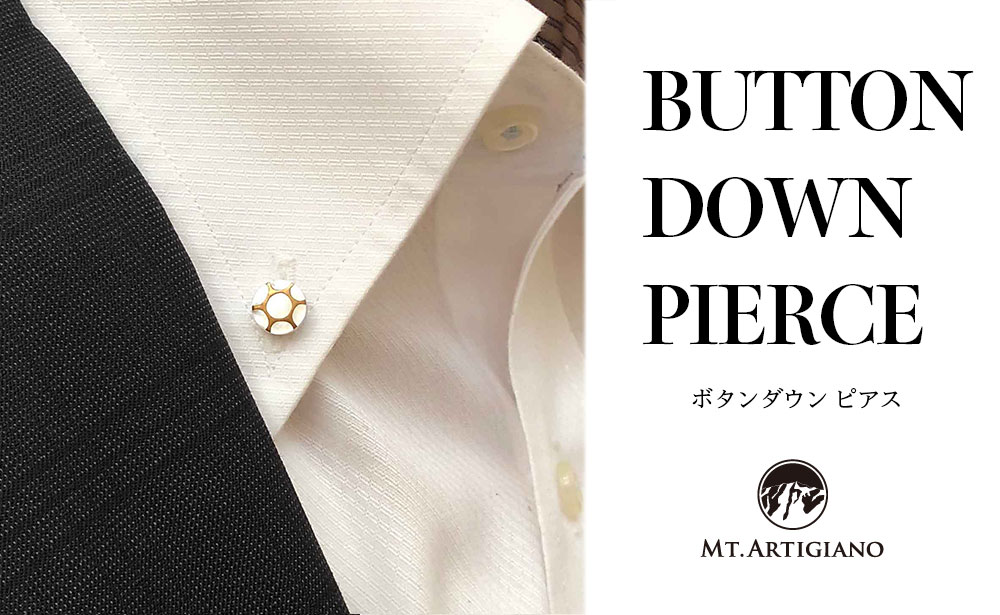【ふるさと納税】ボタンダウンピアス Filo B 糸 白蝶貝 漆 蒔絵 ドレスピアス ピンブローチ タイタック アクセサリー ギフト 伝統工芸 工芸品 国産 うるしアート能登半島地震復興支援 F6P-0366