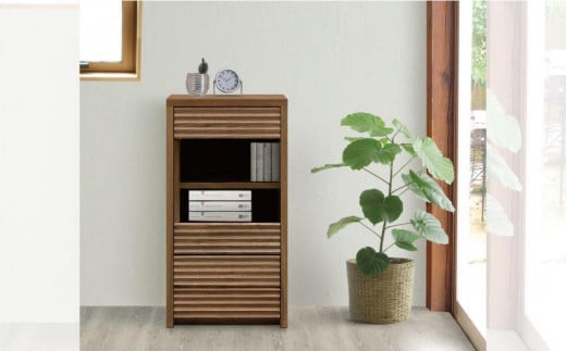 無垢リビング家具コリーナ(キャビネット)48cm  L／R【6色】