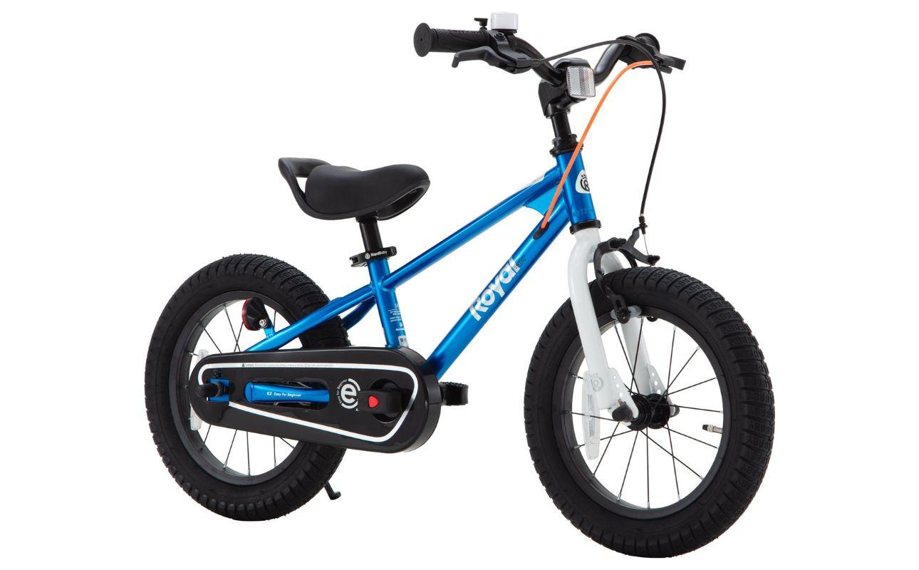 子供用自転車 16インチ バランスバイク 2WAY Royal Baby EZ Freestyle ペダル着脱式 3～6歳 107～125cm キッズ自転車 トレーニングバイク 一台二役 ブルー プレ