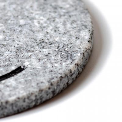 ふるさと納税 香川県 DISK I / HIMAA|平山昌尚氏イラスト刻印の庵治石プレート |  | 01