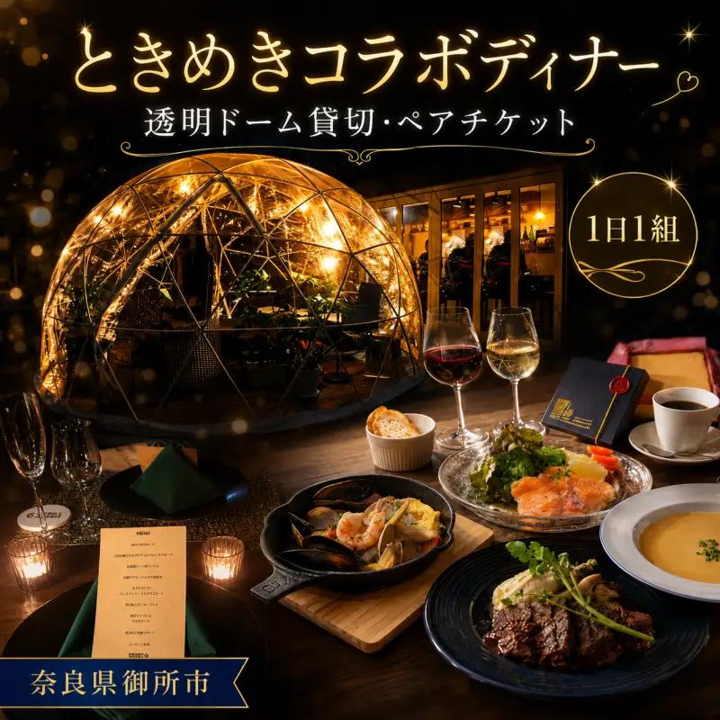 ディナーチケット ときめきコラボディナー ペアチケット 1枚 【merr0001】