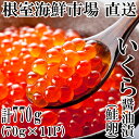 いくら醤油漬け(鮭卵)80g×8P(計640g)