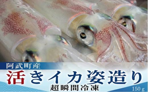 
                  【いか刺身】活きイカ姿造り 150g 阿武町産 超瞬間冷凍 国産 刺身用 海鮮 老舗 割烹千代
                