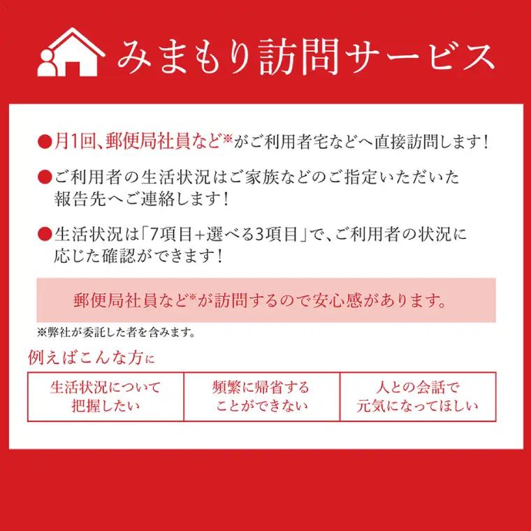 DV-1　郵便局のみまもり訪問サービス(３か月)