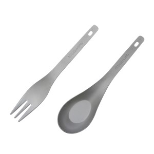 [ベルモント] チタンレンゲフォークセット（ケース付）レンゲ フォーク キャンプ用品 アウトドア用品【010S194】