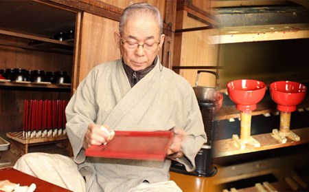 浄法寺塗 箸 下部石目 ／ タメ 【うるみ工芸】 ／ 漆器 工芸品 食器 はし