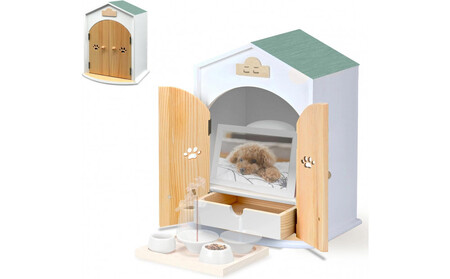 ペット用仏壇 AngelHouse天使のおうち型仏壇　オパールグリーン