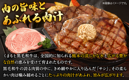 くまもと黒毛和牛 リブロースステーキ 500g 黒毛和牛