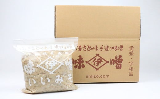 麦みそ 1kg × 4個 計 4kg 井伊商店 全麦麹味噌 麦みそ 味噌 みそ 麦味噌 発酵 発酵調味料 調味料 麦 無添加  麹 こうじ 天然醸造 数量限定 国産 愛媛 宇和島 J010-10800