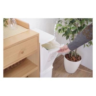 ふるさと納税 恵那市 ダストボックススリム 分別2段 ホワイト 1個 |  | 02