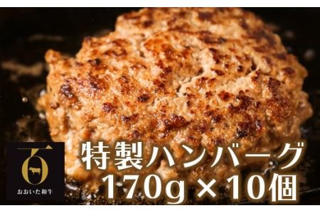 おおいた和牛特製ハンバーグ170g×10個（計1700g）【匠牧場】 父の日 ＜102-031_5＞