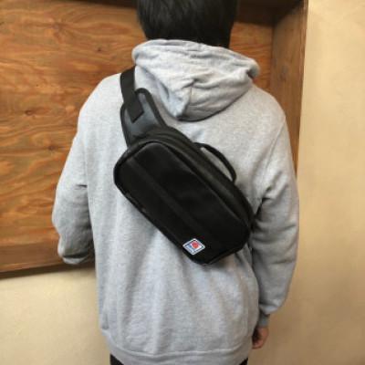 ふるさと納税 諏訪市 【SUWAプレミアム】ウエストバック　ブラック(パイピングカラー:黒) |  | 02